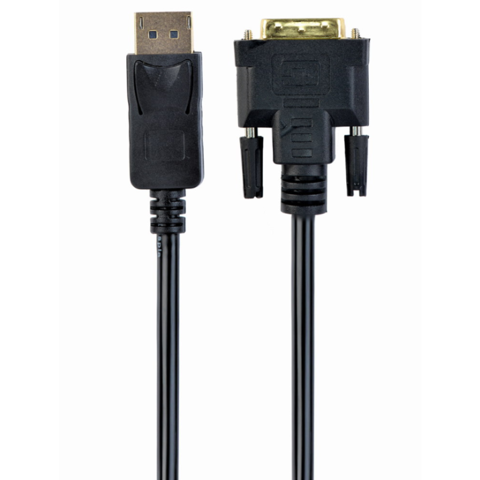Gembird CC-DPM-DVIM-6 adaptador de cable de vídeo 1,8 m DisplayPort DVI Negro Gembird CC-DPM-DVIM-6 adaptador de cable de vídeo 1,8 m DisplayPort DVI Negro