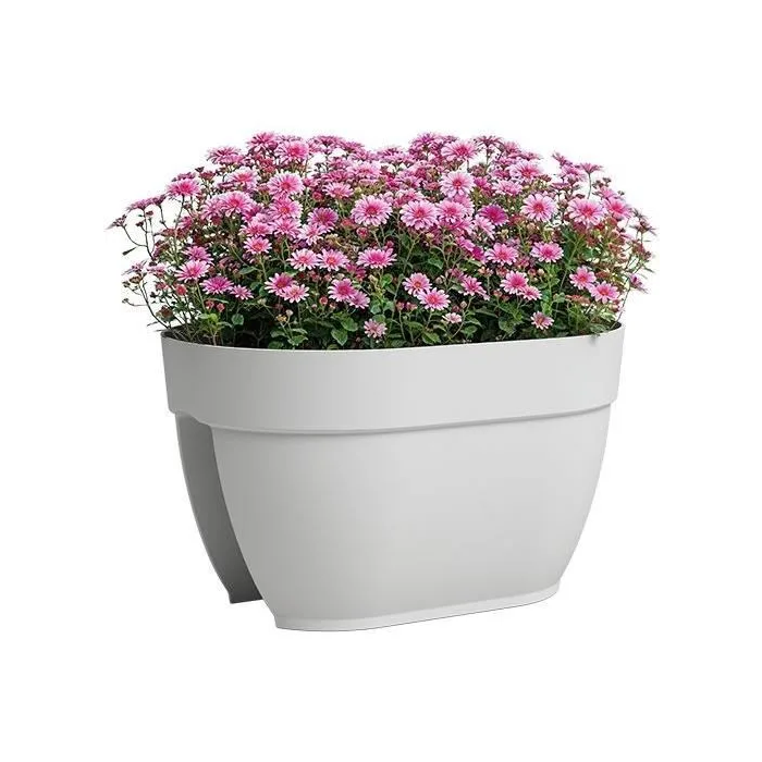 Artevasi CAPRI CAMPANA Jardinera Balcón 40 cm Blanco 1
