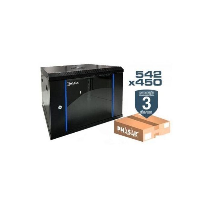 Armario Rack Mural Desmontado Phasak PHO 2216D/ 19"/ Altura 16U Armario Rack Mural Desmontado Phasak PHO 2216D/ 19"/ Altura 16U
