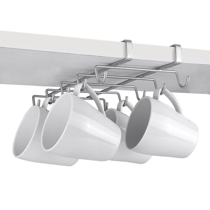 Metaltex Colgador 10 tazas 'my-mug' 28x14x6cm - Recubrimiento polytherm metallic, gancho de seguridad 0 Metaltex Colgador 10 tazas 'my-mug' 28x14x6cm - Recubrimiento polytherm metallic, gancho de seguridad 0