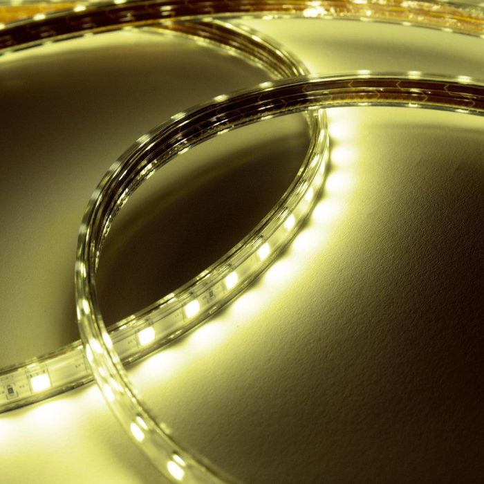 Tira de 60 LEDs/M 500W 42.000Lm SMD5050 220VAC IP65 x50M 40.000H [HO-220-60-50M-B] Azul 9