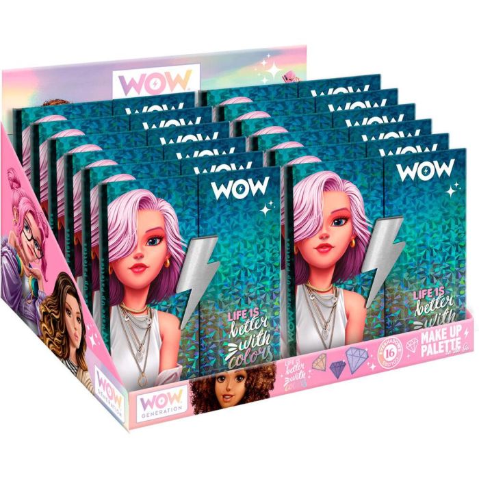 Paleta de maquillaje wow generation con 10 sombras, colorete e iluminador 3 Paleta de maquillaje wow generation con 10 sombras, colorete e iluminador 3
