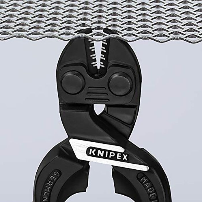 Knipex Cortabulones compacto cobolt® 160mm 7101160 - Altísima potencia de corte, cabeza pequeña y estilizada, corta hasta 4,4mm 1 Knipex Cortabulones compacto cobolt® 160mm 7101160 - Altísima potencia de corte, cabeza pequeña y estilizada, corta hasta 4,4mm 1