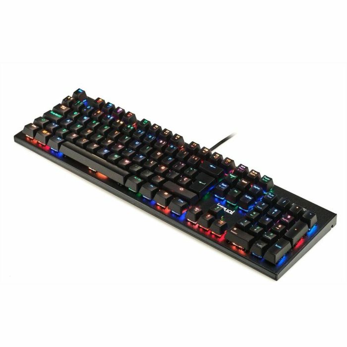 Teclado iggual OBSIDIAN RGB Negro Qwerty Español 2