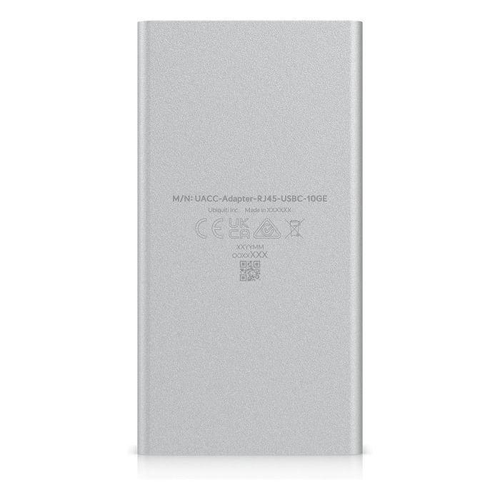 Ubiquiti UACC-Adapter-RJ45-USBC-10G - Adaptador USB-C a Ethernet 10GbE 10 Gb/s, Plug and Play, Negro/Gris, Compatible con Windows, macOS, Linux