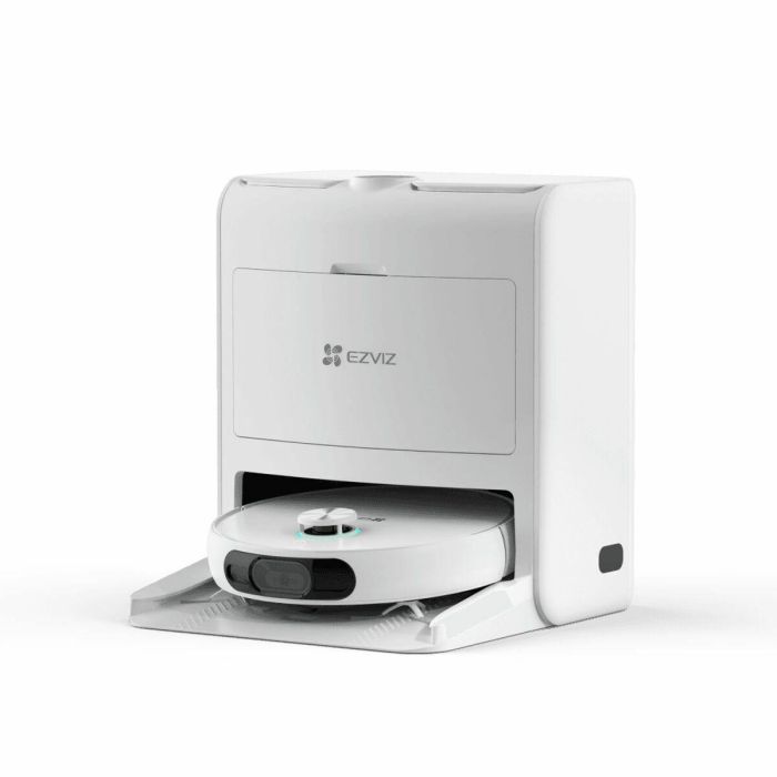 Ezviz Aspiradora Robot RS2 con Base - Lavado, Secado, Limpieza y Recarga Automáticos - 4000 Pa 77