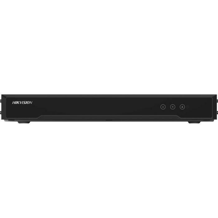 Hikvision Grabador de video DVR 16 canales 5en1 AcuSense 5MP MD 2.0 H.265 2HDD 1U 1