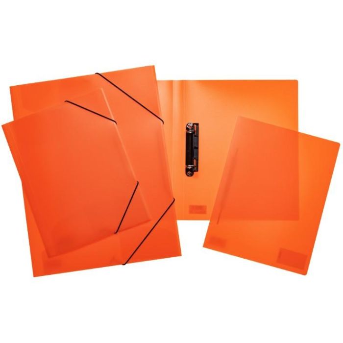 HERMA Sammelmappe A4 neon orange Polypropylen 3St. 3