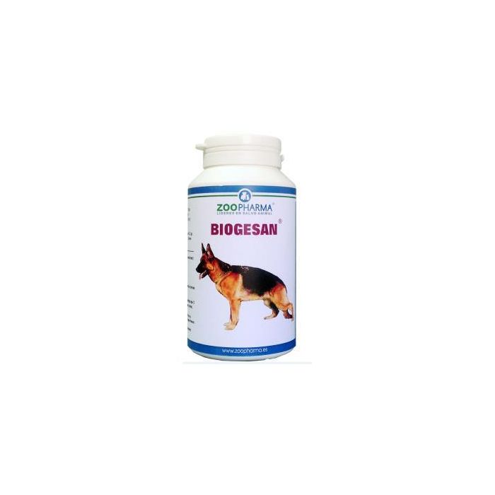 Zoopharma Veterinaria Biogesan Mascotas, Soporte Óseo con Vitaminas y Minerales, 120 Cápsulas para Perros y Cachorros