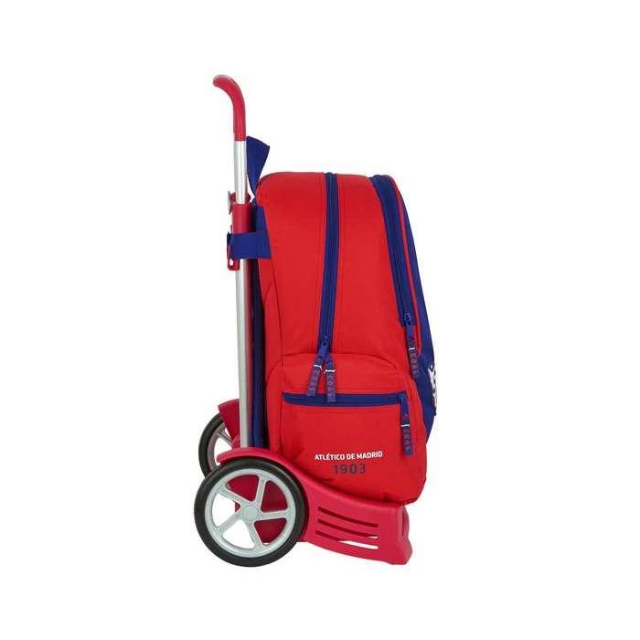 Mochila Escolar con Ruedas Evolution Atlético Madrid Neptuno 3 Mochila Escolar con Ruedas Evolution Atlético Madrid Neptuno 3