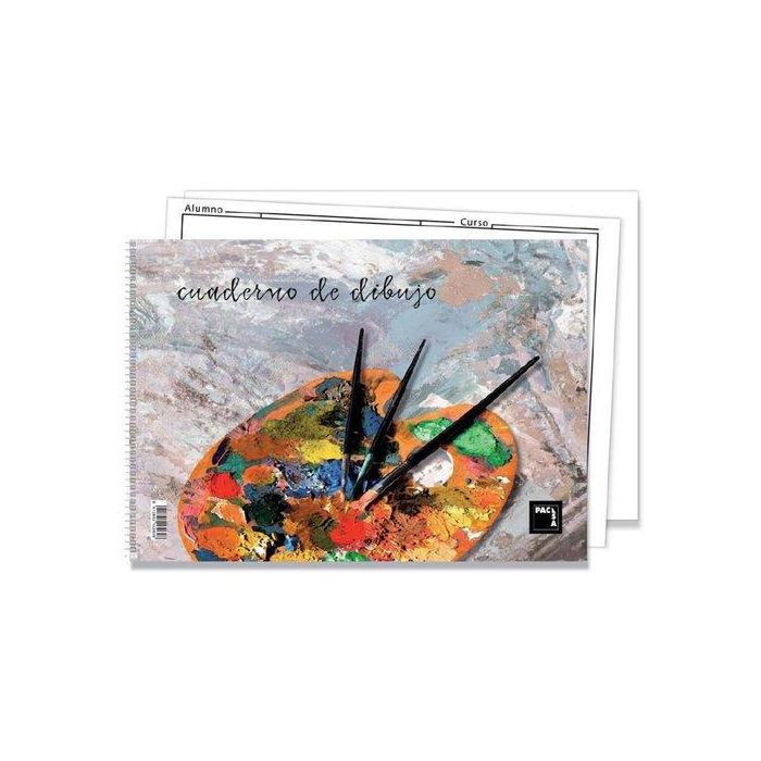 Bloc De Dibujo Pacsa Pincel Con Espiral Liso Con Recuadro 230X330 Mm 90G 20H 60 unidades