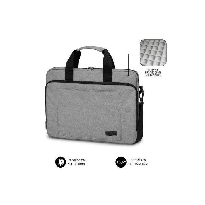 SUBBLIM vAir Padding Laptop bag 15,6" Grey