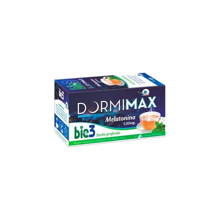 Bie3 Dormimax Melatonina 1,95 Mg Infusion 25Sbrs. Bie3 Dormimax Melatonina 1,95 Mg Infusion 25Sbrs.