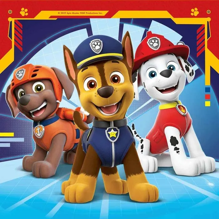 Ravensburger Rompecabezas de 3x49 piezas - Listo para rescatar / Paw Patrol 2