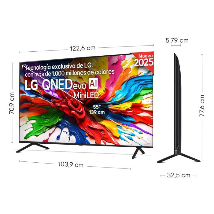 Smart TV LG 55QNED92A6A 4K Ultra HD 55" LED 3 Smart TV LG 55QNED92A6A 4K Ultra HD 55" LED 3