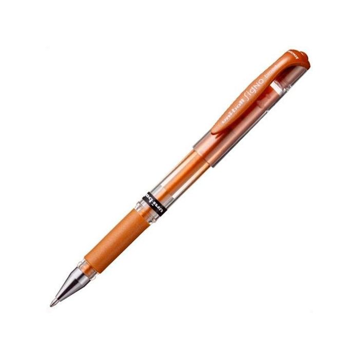 Uniball Um-153 Rollerball Signo Broad Tinta Gel 1.0mm Bronce Punta Acero Inoxidable (12 Unidades) (12 Unidades)