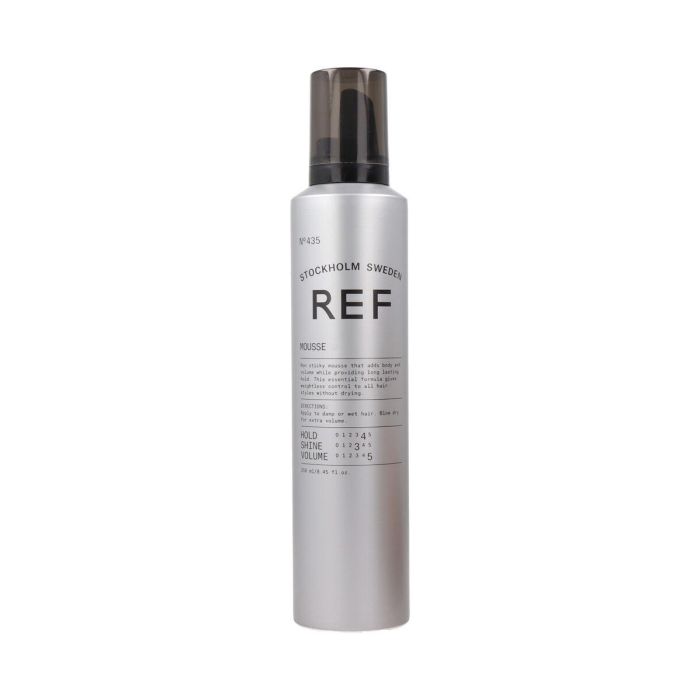 Ref Mousse Nº435 250 ml - Espuma Volumizadora para Cabello con Fijación Duradera y Brillo