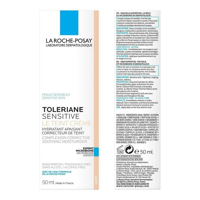 Crema Hidratante Toleriane Sensitive Color La Roche Posay 100130 Crema 1 Crema Hidratante Toleriane Sensitive Color La Roche Posay 100130 Crema 1