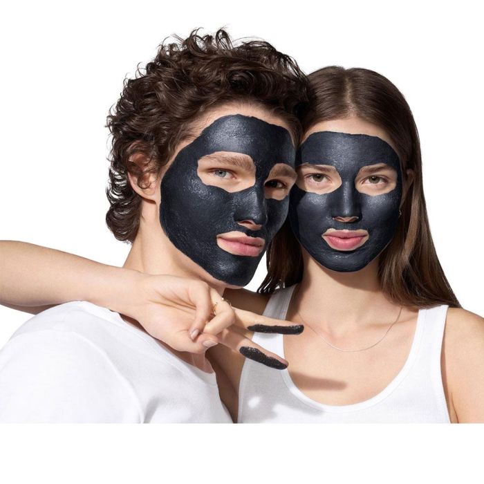 Garnier Pure Active Carbón 3 en 1 Gel Limpiador Exfoliante Mascarilla Anti-Puntos Negros Piel Grasa 150 ml