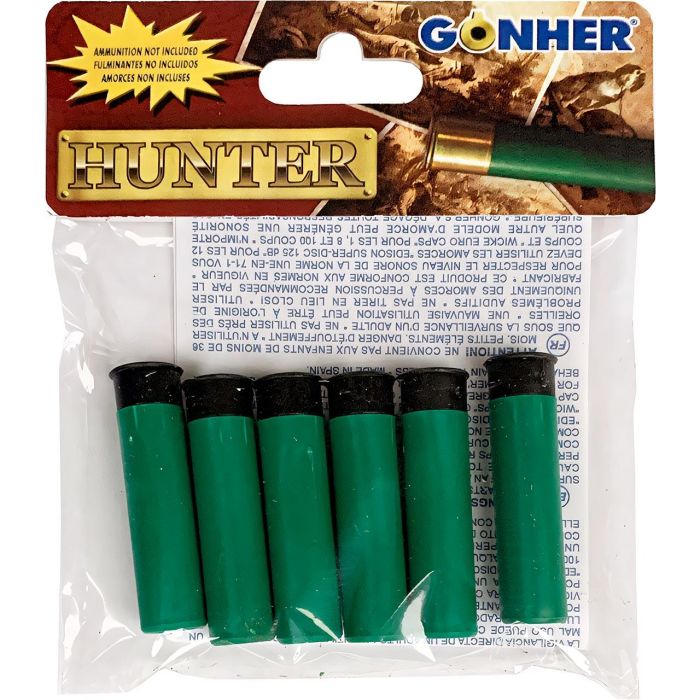 Gonher Pack 6 Cartuchos Hunter 4117/0 Recambios Plástico +6 Años 0 Gonher Pack 6 Cartuchos Hunter 4117/0 Recambios Plástico +6 Años 0
