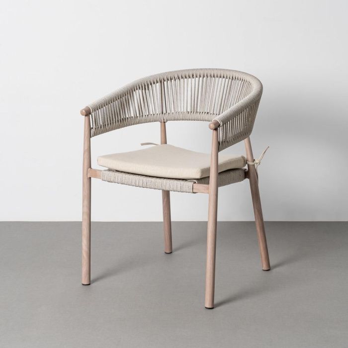 Silla Acero-Rattán Pe Exterior 57 X 58 X 77 cm