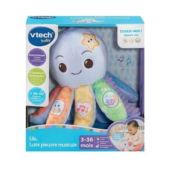 Vtech Baby Pulpo Musical Lila VTE3417765779053 3