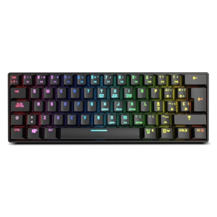Krom Kluster NXKROMKLSTRSP Teclado Gaming Mecánico Inalámbrico Bluetooth USB RGB 60% Switches Outemu Rojo Anti-ghosting 0 Krom Kluster NXKROMKLSTRSP Teclado Gaming Mecánico Inalámbrico Bluetooth USB RGB 60% Switches Outemu Rojo Anti-ghosting 0