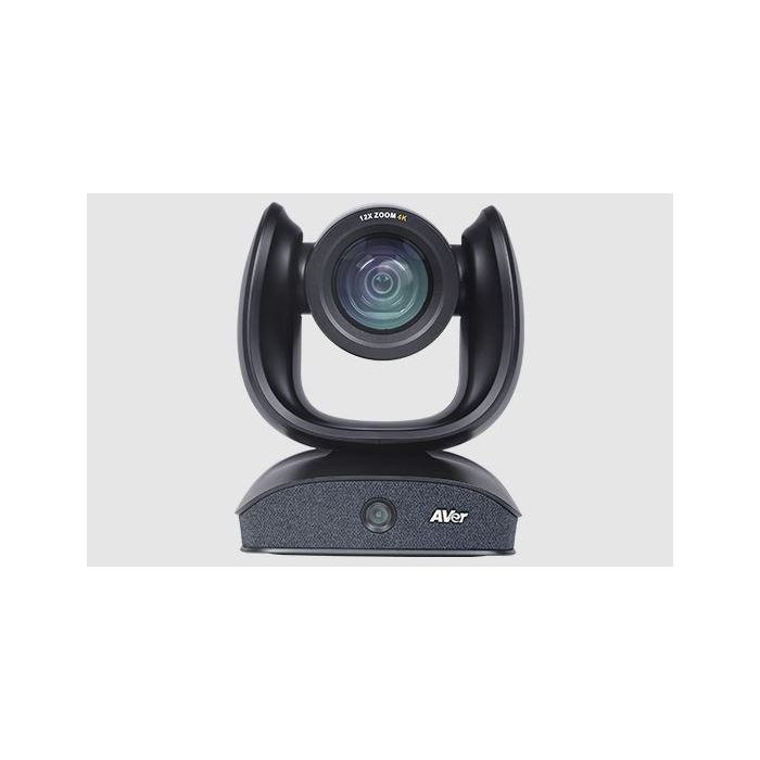 AVer CAM570 Cámara PTZ Dual 4K 12X Zoom Óptico, USB HDMI IP, Seguimiento Audio, Smart Frame Dinámico, PoE+, RS232, Entrada Audio 1