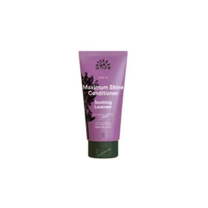 URTEKRAM Acondicionador Lavanda Soothing 180ml Eco - Cabello Suave, Brillante y Fácil de Cepillar - Con Aceite de Brócoli - Orgánico Vegano