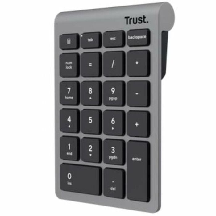 Trust 25709 Teclado Numérico Inalámbrico Xalas Wireless con USB 2.4GHz, 22 Teclas de Tijera, Plata Trust 25709 Teclado Numérico Inalámbrico Xalas Wireless con USB 2.4GHz, 22 Teclas de Tijera, Plata