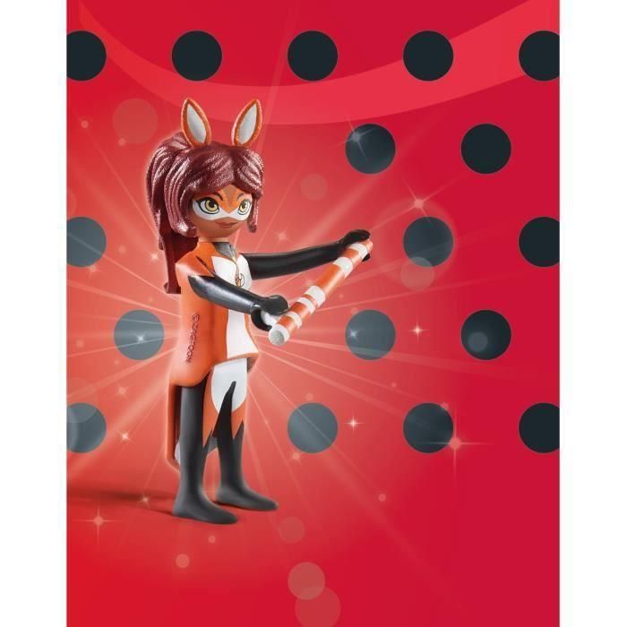 Playmobil 71339 Miraculous Ladybug Figura de Acción Rena Roja (Alya), Superheroína que Protege París, Juguete para Niños +4 años 1