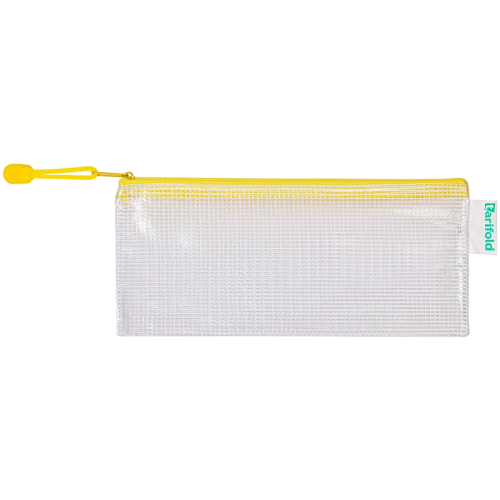 Djois Bolsa Multiusos PVC 250x115 mm Amarillo con Cremallera y Portabolígrafo 1 Djois Bolsa Multiusos PVC 250x115 mm Amarillo con Cremallera y Portabolígrafo 1