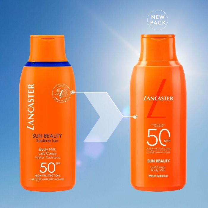 Lancaster SUN BEAUTY Comfort Milk SPF50 Leche Solar Corporal Protección Alta Piel Aterciopelada 400 ml 3 Lancaster SUN BEAUTY Comfort Milk SPF50 Leche Solar Corporal Protección Alta Piel Aterciopelada 400 ml 3