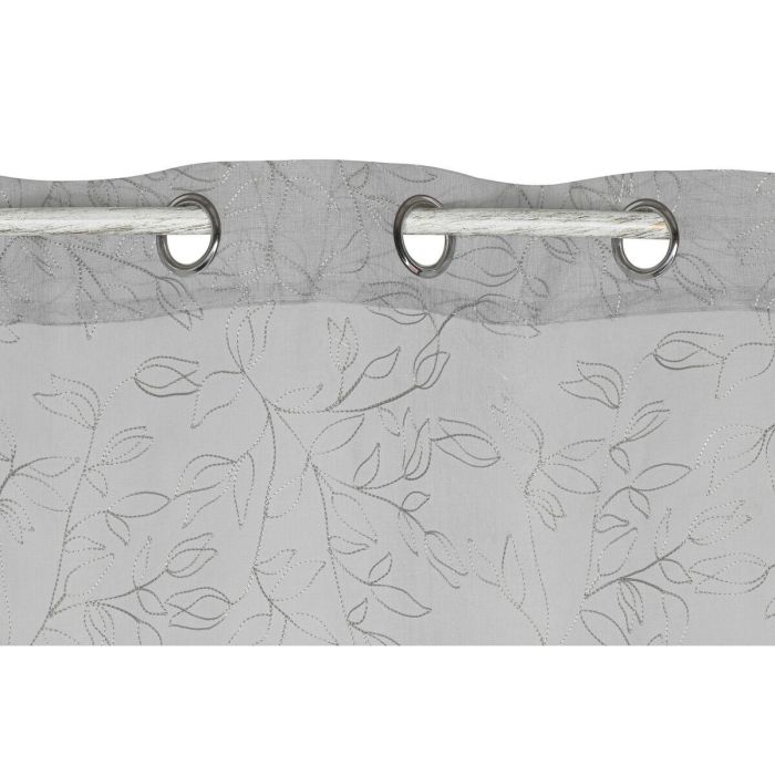 Cortina Urban DKD Home Decor Gris Claro 260 x 140 cm 4