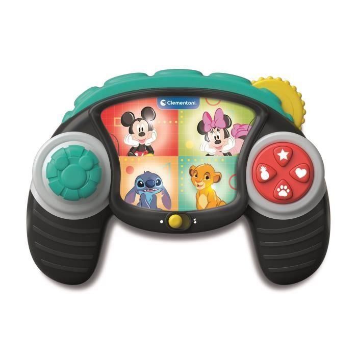 Clementoni 17497 Mando De Juegos Disney Para Niños +12 Meses Con Melodías Y Luces Clementoni