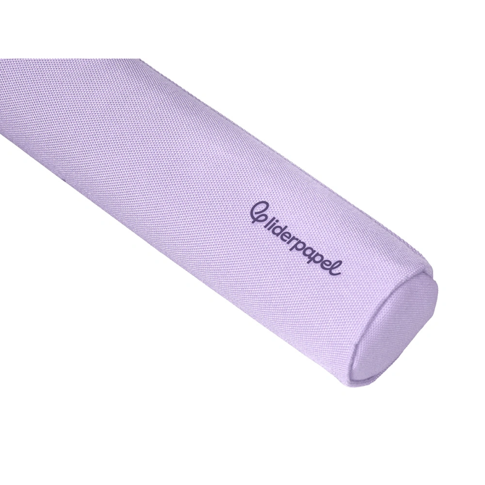 Liderpapel Estuche Portatodo Slim Cilindrico 220x45mm Lila 5