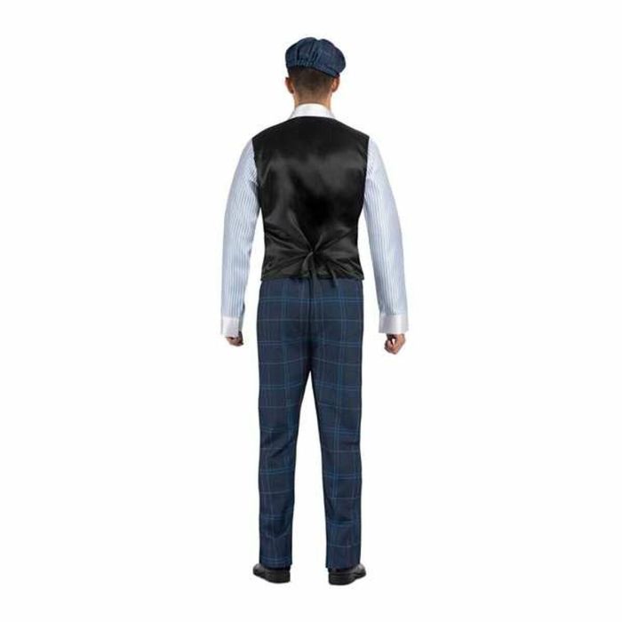 Disfraz gánster irlandés gorra, camisa con chaleco y cadena, corbata con pasador y pantalón talla s 3 Disfraz gánster irlandés gorra, camisa con chaleco y cadena, corbata con pasador y pantalón talla s 3