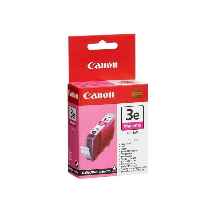 Cartucho Inkjet Canon Bci3Em Carg.Magenta Para Bc30 Y Bc33 Bjc 3000/6000 S400/500/600 (4481A002Ab)