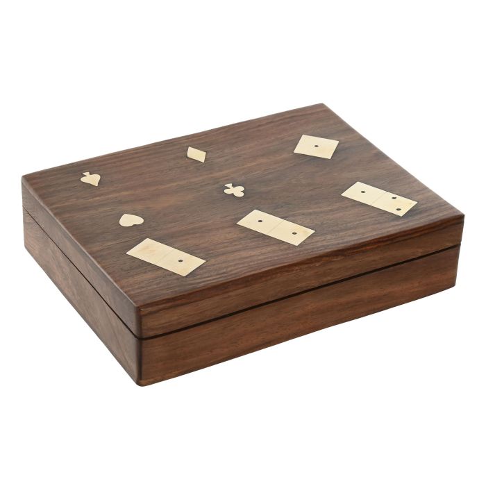 Juego Colonial DKD Home Decor Marron Dorado 15 x 5 x 20 cm Set de 4 (2 Unidades) 1 Juego Colonial DKD Home Decor Marron Dorado 15 x 5 x 20 cm Set de 4 (2 Unidades) 1