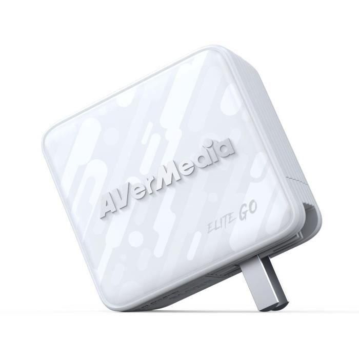 Avermedia GC313Pro Cargador GaN 100W con Captura de Vídeo FHD Blanco 2 Avermedia GC313Pro Cargador GaN 100W con Captura de Vídeo FHD Blanco 2