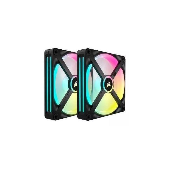 Corsair COR1690976660058 Ventilador PC iCUE LINK QX140 RGB 140mm Kit de Inicio 2