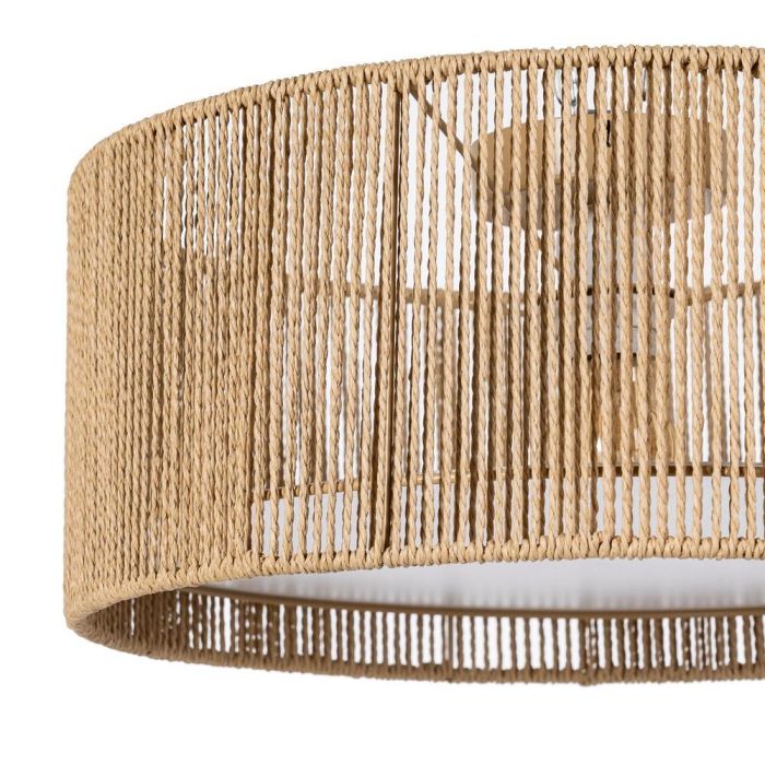 Plafón Natural Cuerda de Papel 40 X 40 X 17 cm