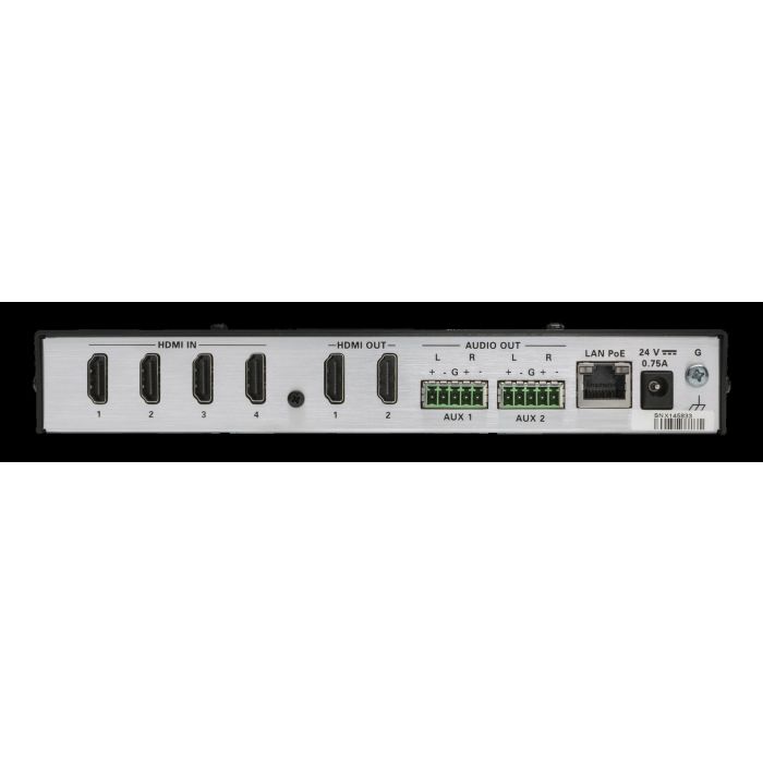 Crestron 4X2 4K60 4:4:4 Hdr Av Switcher (Hd-Md4X2-4Kz-E) 6511307 2