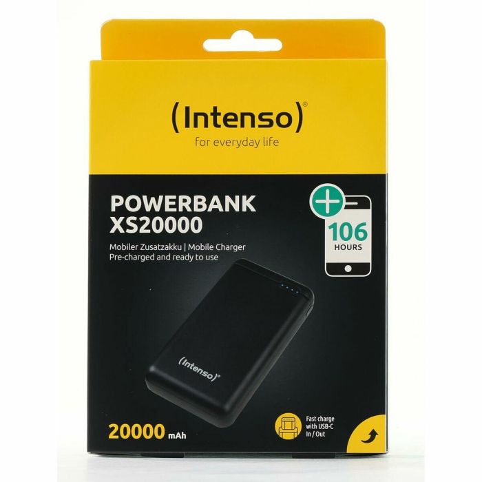 Intenso Powerbank XS20000 20000 mAh Negro - Polímero de litio - Ref: 7313550 3 Intenso Powerbank XS20000 20000 mAh Negro - Polímero de litio - Ref: 7313550 3