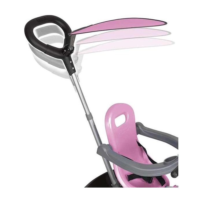 Triciclo baby plus music rosa 91,2x98,3x51,5 cm 4