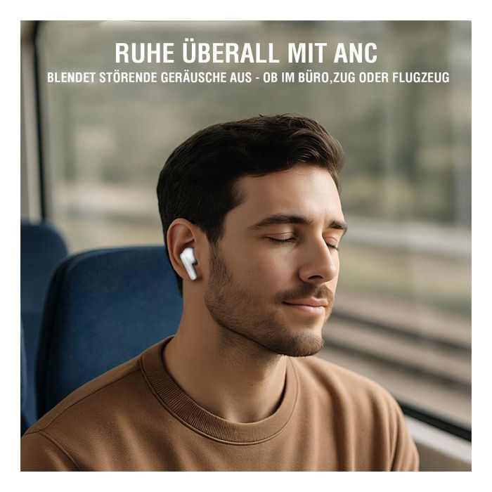 4smarts SkyBuds Pro ANC Auriculares True Wireless con Cancelación de Ruido Activa, Bluetooth 5.4, Negro 12