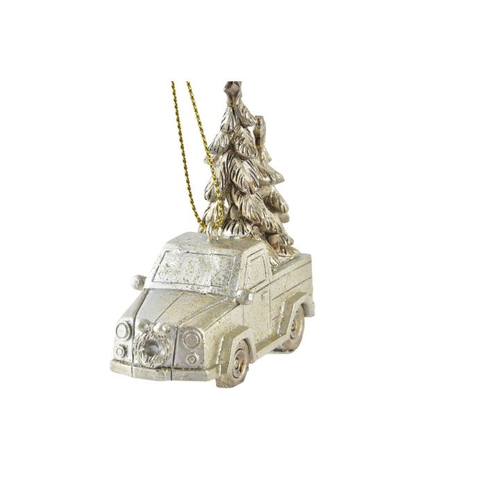 DKD Home Decor Colgante Decoración Navidad Coche Moderno Dorado Resina 3x7x7 cm (12 Unidades) 1 DKD Home Decor Colgante Decoración Navidad Coche Moderno Dorado Resina 3x7x7 cm (12 Unidades) 1