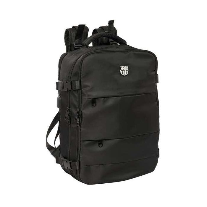 Safta Mochila Viaje Cabina Portatil F.C. Barcelona Negra 15,6'' 29x44x19 cm