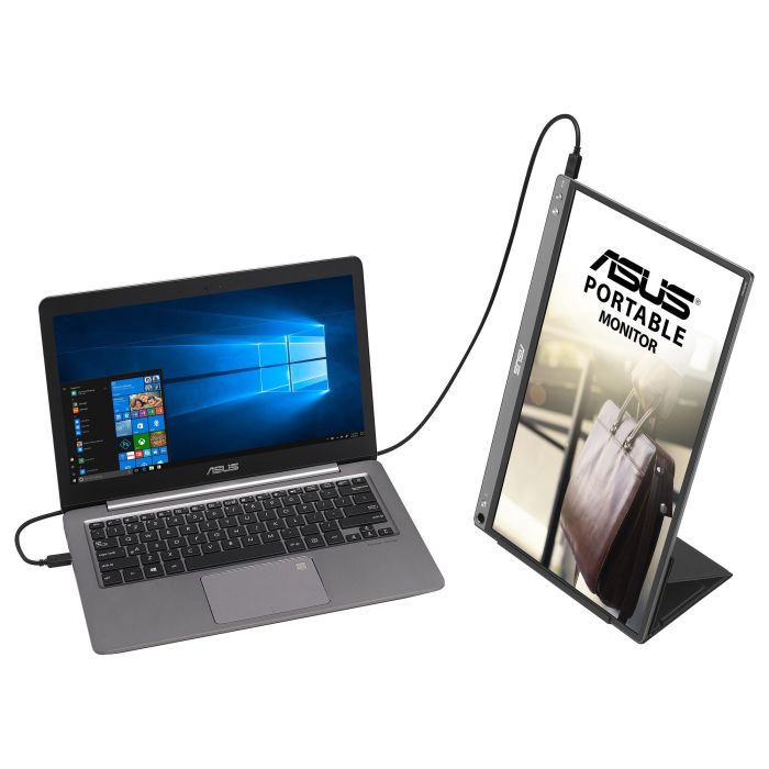 Asus ZenScreen MB16ACE Monitor Portátil 15.6" Full HD IPS Plata y Negro