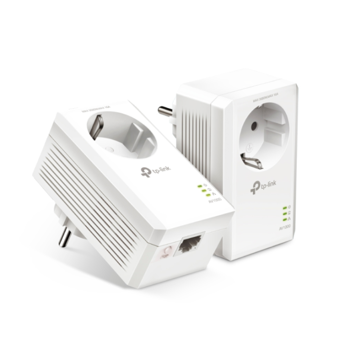 TP-Link TL-PA7017P KIT Adaptador de Red PowerLine 1000 Mbit/s Ethernet Blanco 2 Piezas